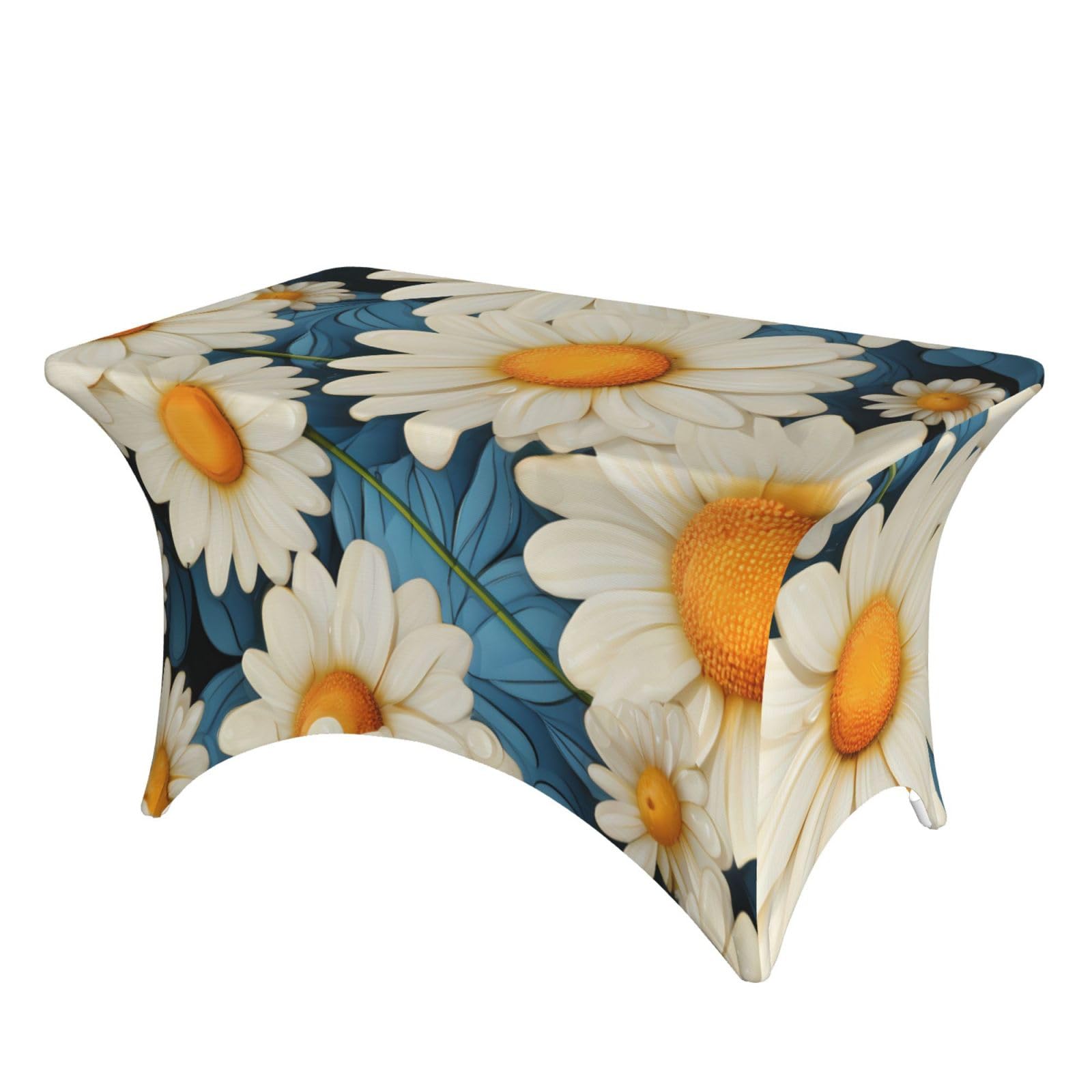 Nappe extensible élasthanne anti-pli et facile à nettoyer pour table 1m20