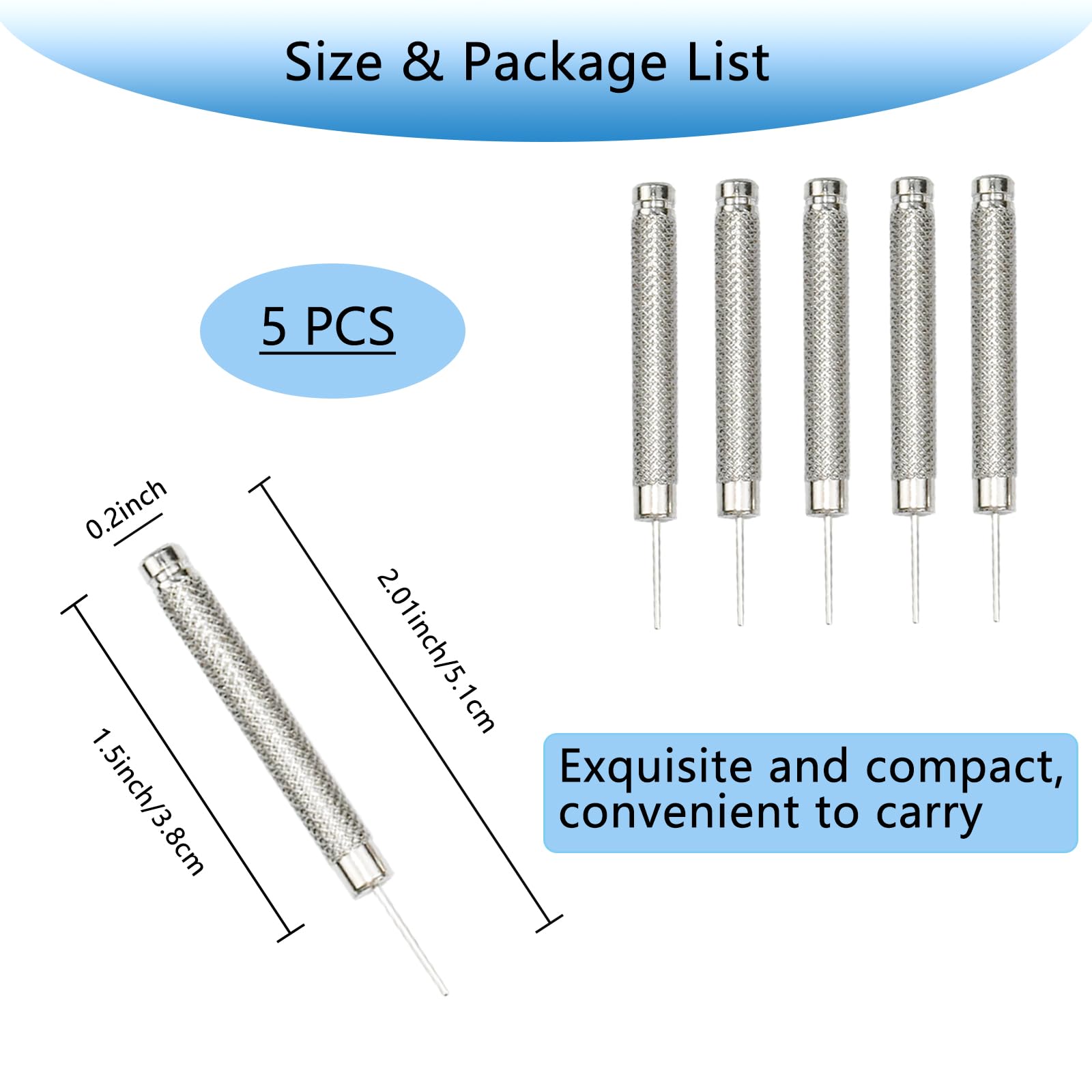 TEKCAM 5 Pack Deurbel Removal Pin, Release Key Security Removal Tool Vervanging Compatibel met Blink/Google Nest/Arlo/Eufy Video Deurbel, Verwijder Video Deurbel van Mount