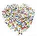 Fyess 400 Pieces Assorted Colors Mosaic Tiles Crystal Mosaic for Home Decoration Crafts Supply
