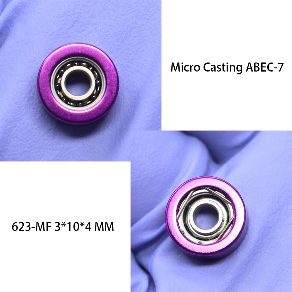 Zamiennik łożysk 1 sztuka 623-MF łożysko micro casting 3 x 10 x 4 mm ABEC-7 do kołowrotka wodnego łożyska bębna 623