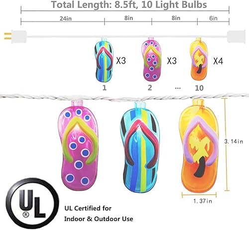 Miniatura 9 de Oviejo Guirnalda de luces de taza de cerveza 3D decoración del día de San Patricio 85 pies con 10 tazas de cerveza luces conectables de verano para