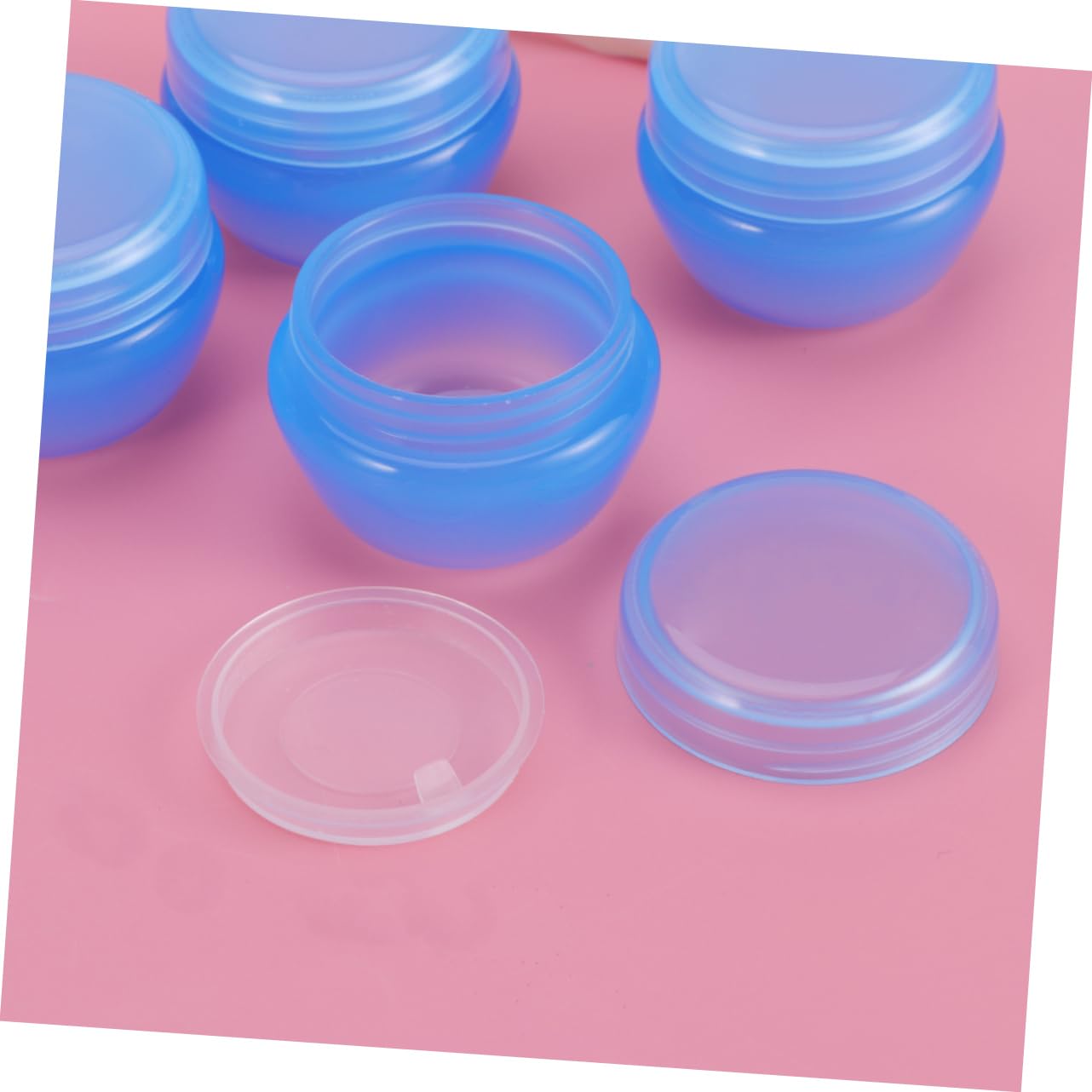 シルバー 化粧品クリーム ボトル 小 新品未使用品の空ケース