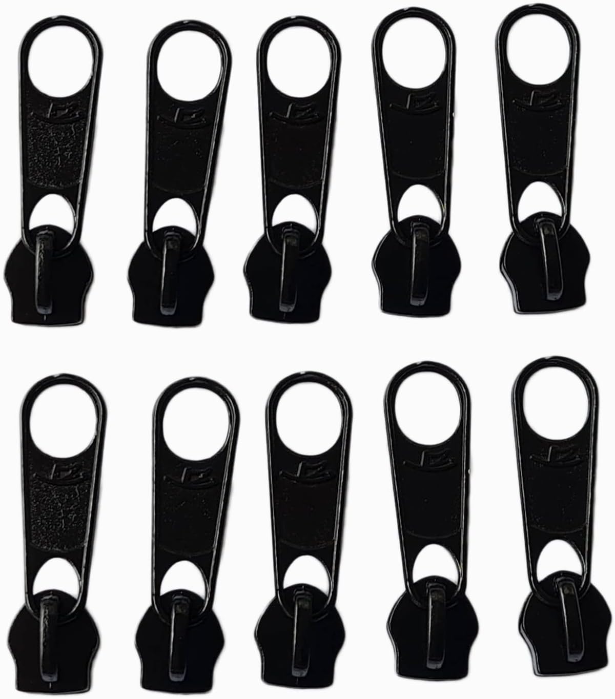 Zipper Pull 10 Pcs, Alloy Zipper Slider Replacement, Repair