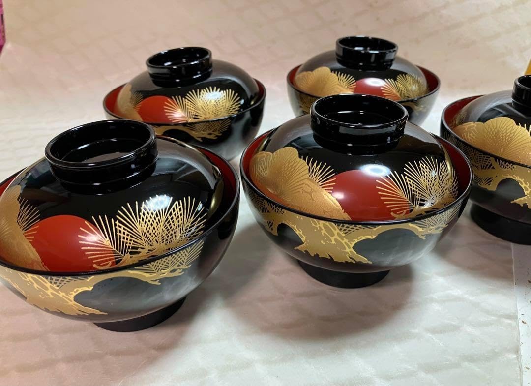 御吸物椀 越前塗 広晴 5客セット 2025年最新】越前塗 御 御吸物椀 越前塗 広晴 5客セット 2025年最新】越前塗 御