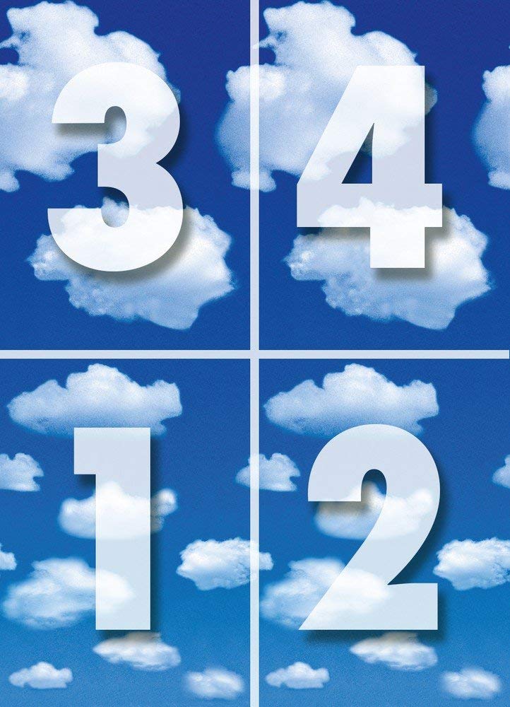 Amazon.co.jp: 理想的な装飾ホワイト雲壁壁画 ホワイト 402 1 : DIY