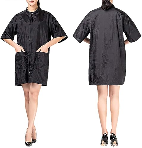 Miniatura 3 de TOPTIE Chaqueta de peluquería para el cabello, chaleco de delantal con capa de corte de pelo para peluqueros de perros, salón de spa de uñas