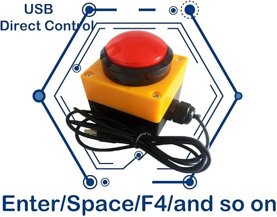 EDIY Major Policy Decision Button USB Macro Key Programmable Game Can Be Any Key on Keyboard PC Power Switch WOT Script Space Bar