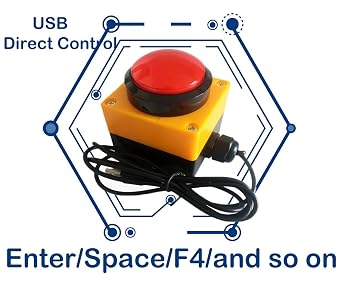 Major Policy Decision Button USB Macro Key Programmable Game Can Be Any Key on Keyboard PC Power Switch WOT Script Button Enter