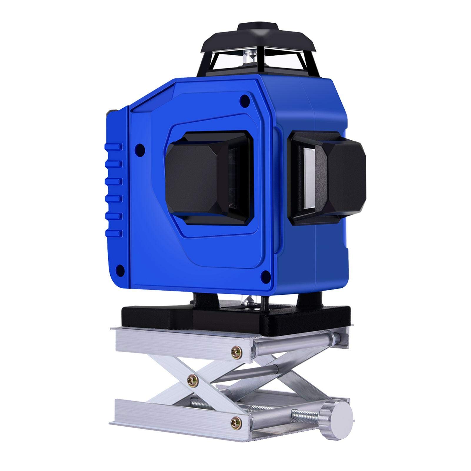 4X360° 4D Nivel Láser Ver16 Líneas Autonivelante Bateria Nivelador Láser, 360°horizontal Y Vertical IP54 Con Dos Litio Alta 5800mAh Y Soporte Pared, Para Interiores Y Obra | 360°horizontal Y Vertical IP54 Con Dos Litio Alta 5800mAh Y Soporte Pared, Para I