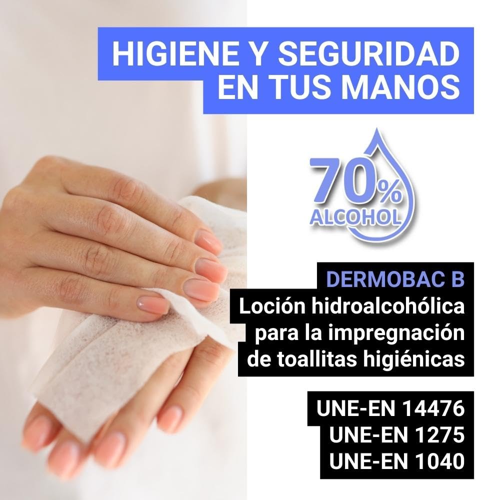 Toallitas Hidroalcohólicas 70% Alcohol | Higienizante de Manos | 500 uds