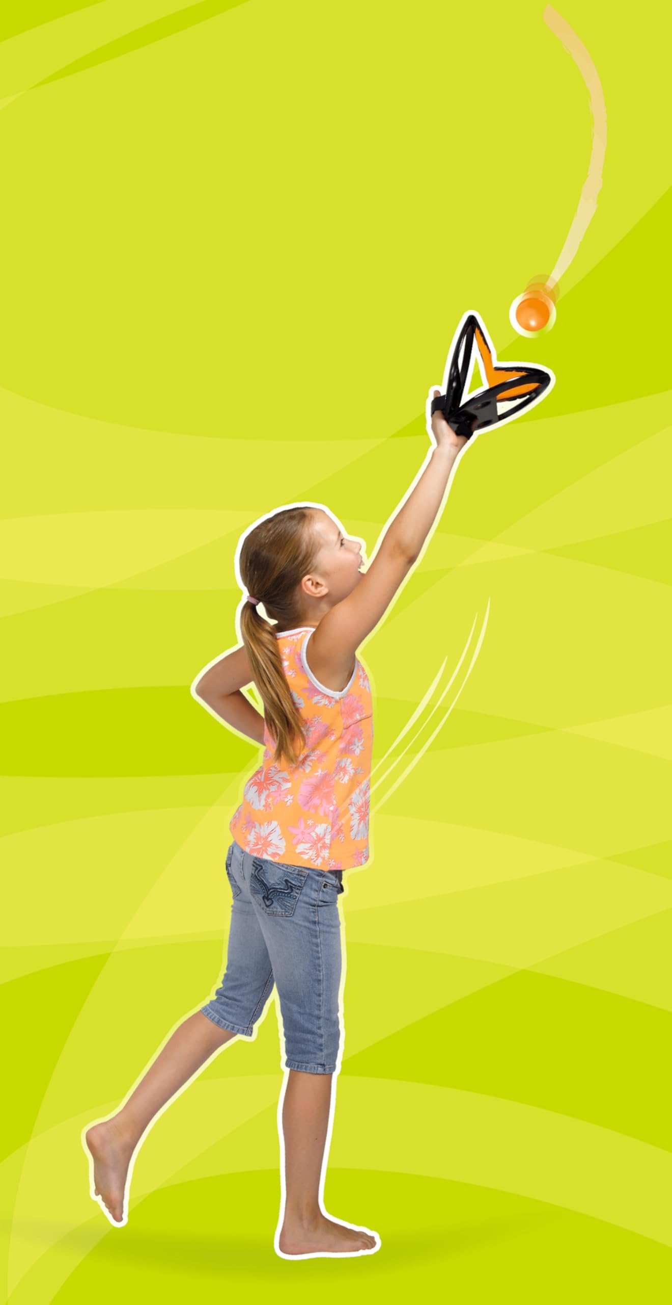 Simba Squap Lot de 2 balles de pêche pour Enfants à partir de 6 Ans - Jeu d'action Populaire pour Le Jardin, la Plage et Les Loisirs - Jouet d'extérieur pour garçons et Filles