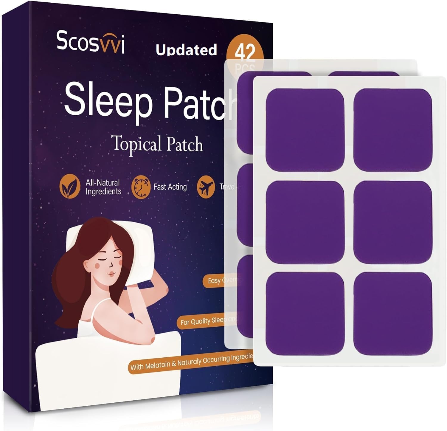 Updated Sleep Patches Extra Strength, 42 pcs Help Sleep Patch, Sleepy Patch Last All Night for Men and Woman, Sleep Support Patches Updated Sleep Patches Extra Strength, 42 pcs Help Sleep Patch, Sleepy Patch Last All Night for Men and Woman, Sleep Support Patches