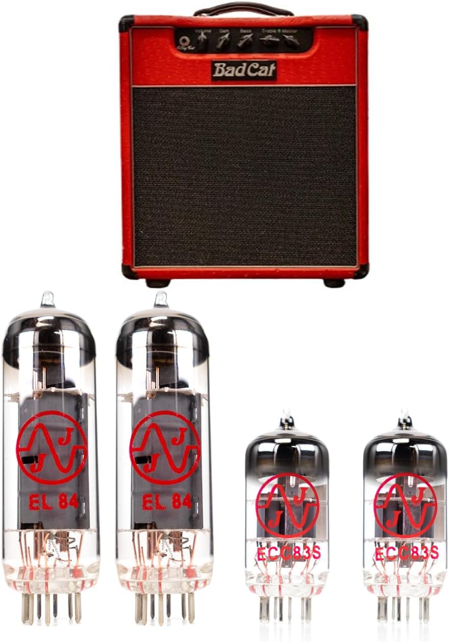 JJ Tubes - Tube Kit for Bad Cat Alley Cat Amp for Guitar Amplifiers (RUBY TUBES)