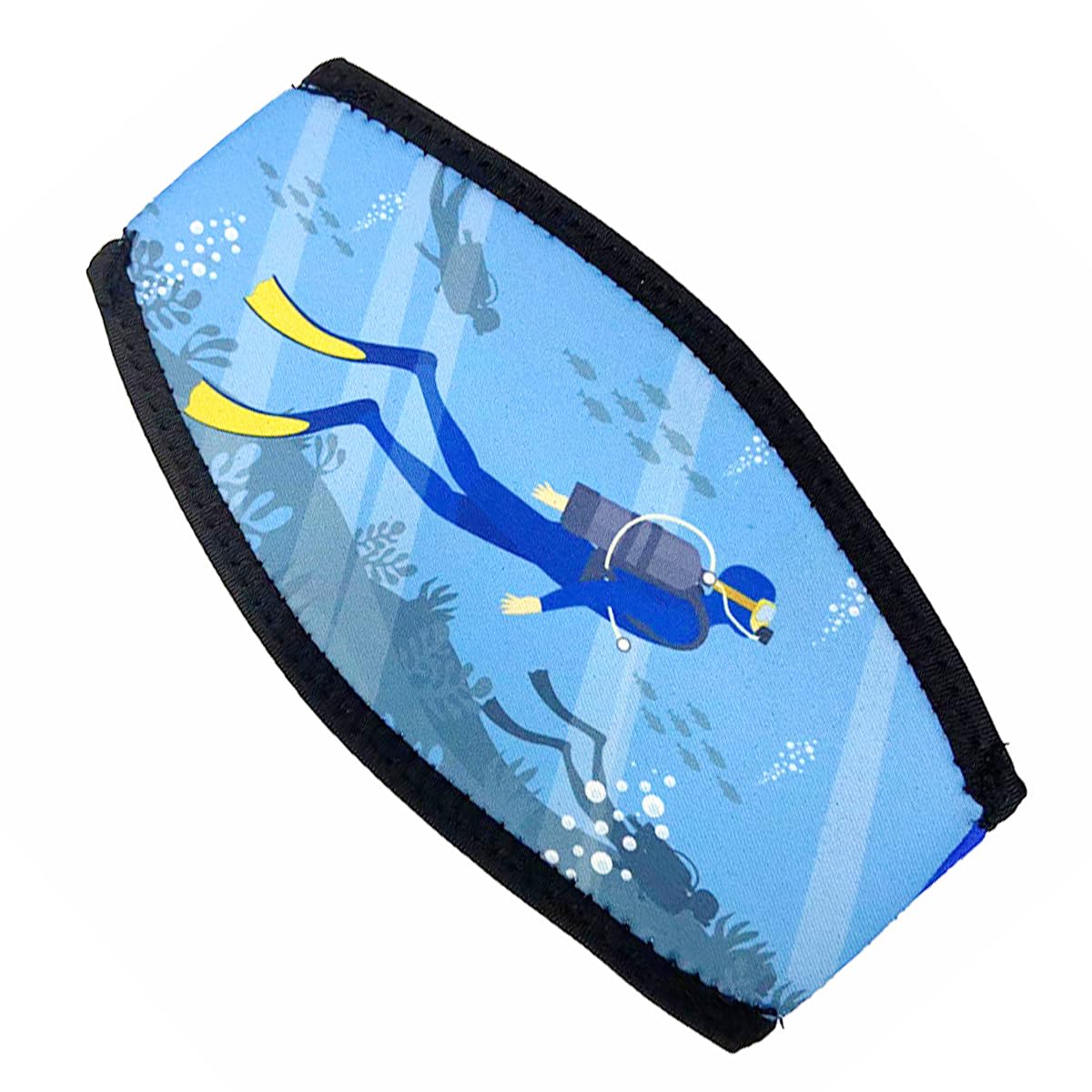 Cinghie per Maschera Subacquea, Copertura in Neoprene per Maschere da Immersione e da Snorkeling (Modello subacqueo)