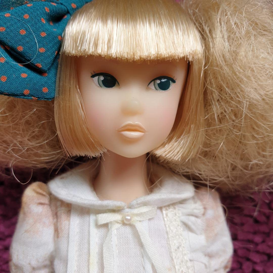 樹脂粘土ドール　もこもこクマフード　女の子 樹脂粘土ドール もこもこクマフード 女の子 布ボディーの樹脂粘土