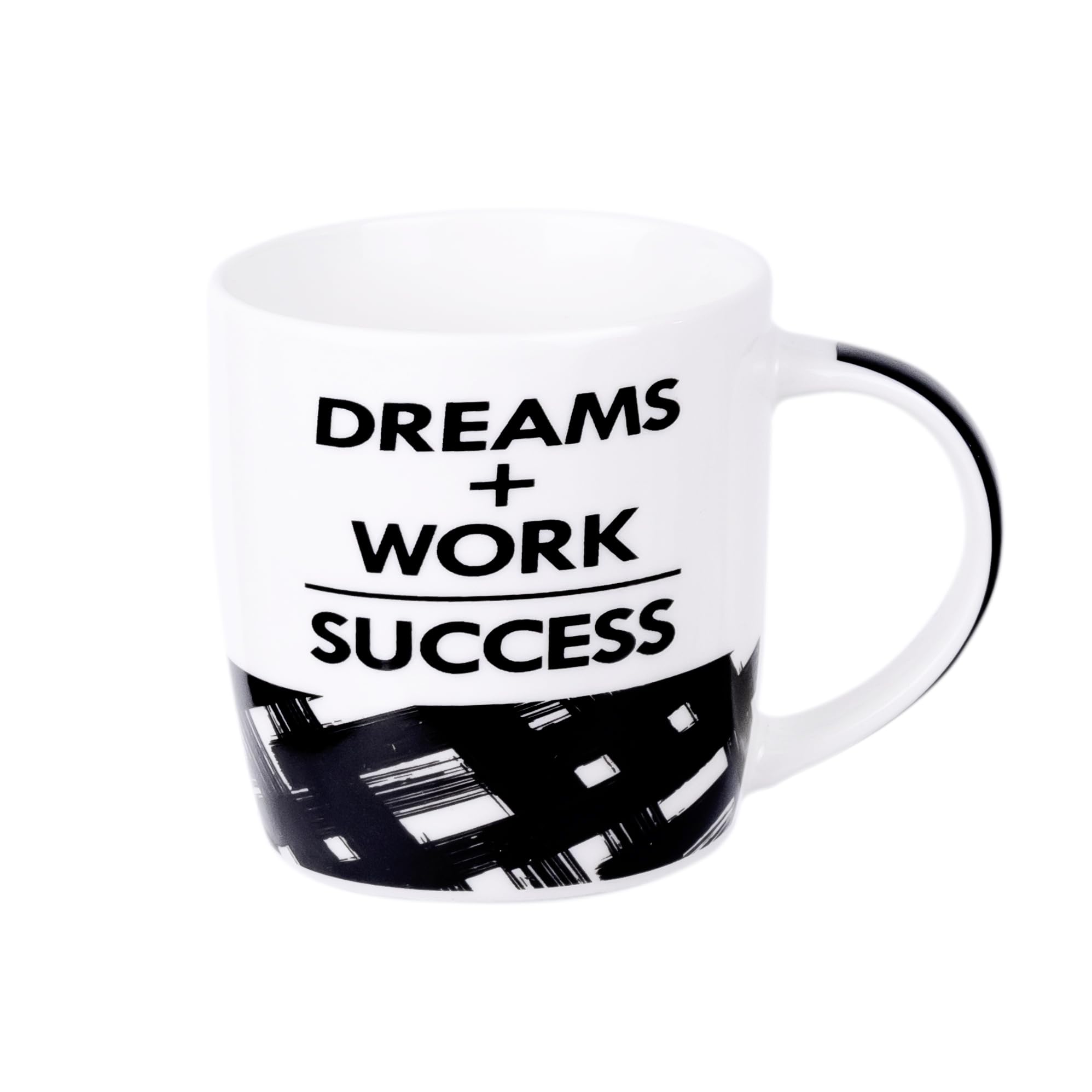 Cuisine Art Printed Porcelain Ceramic Bone china Tea Coffee Mug – 350ml Stylish and Durable Mug for Hot Beverages | Motivational Design - Dreams work Success