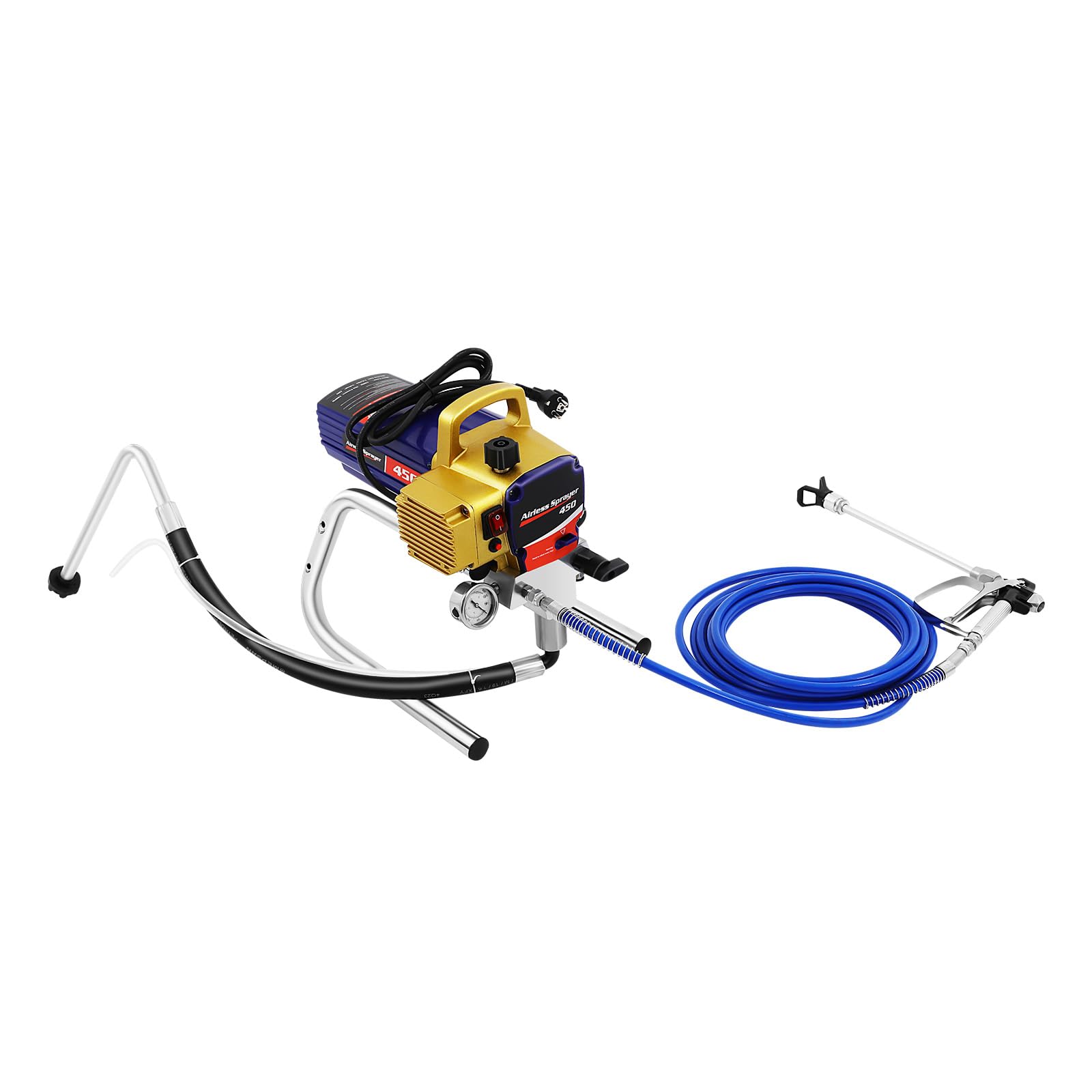 Pulverizadores de Pintura 200bar 2.2L/Min máquina de Pintura Aerosol de Pintura Aerosol sin Aire Pintura Alta presión máquina de pulverización con Manguera