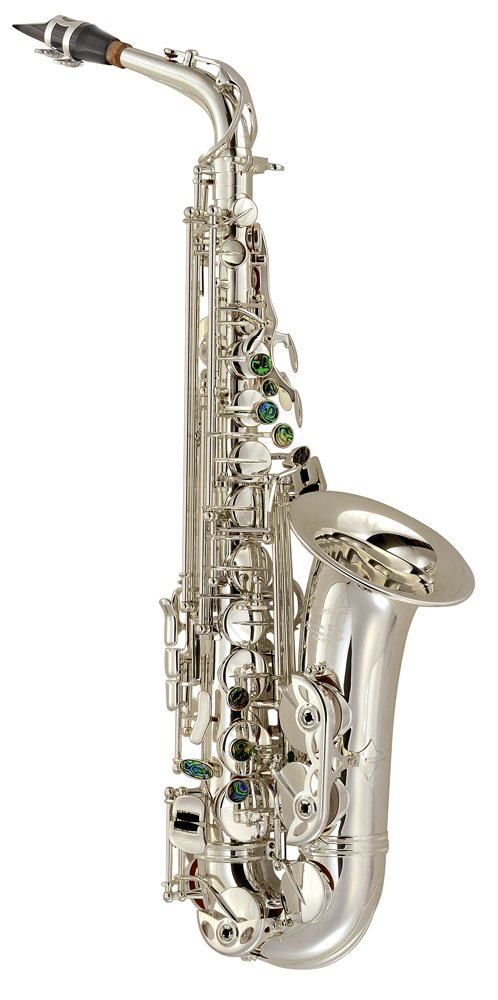 P. Mauriat PMXA-67RS Alto Sax, Silver Plate, Rolled Tone Hole with