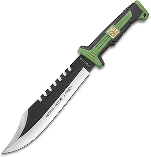 USMC Marine Force Recon Jungle Operator Bowie Knife And Sheath - United States Marine Corp