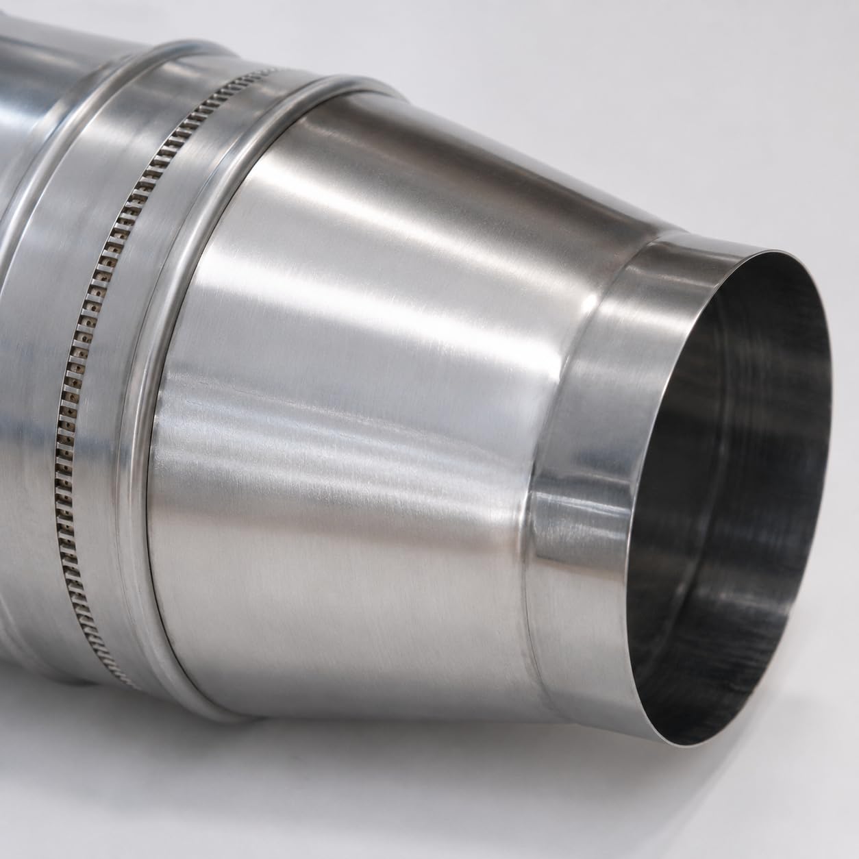 MAKA Comignolo Conico, Terminale in Acciaio Zincato per Canna Fumaria Camino Stufa a Legna Pellet e Gas, Cappello Antipioggia Aspirafumo Conico(Ø 160 mm)