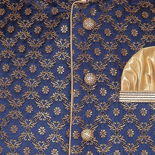 Image of Manyavar Men's Solid Bohemian