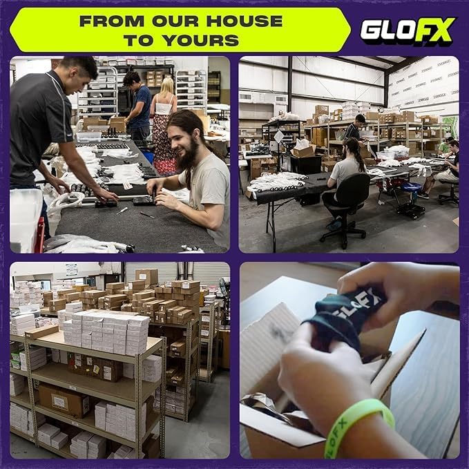 Miniatura 5 de GloFX Órbitas 7-Color Fantasía Luces Juguete Spinning Lightshow Orbital Luz Intermitente