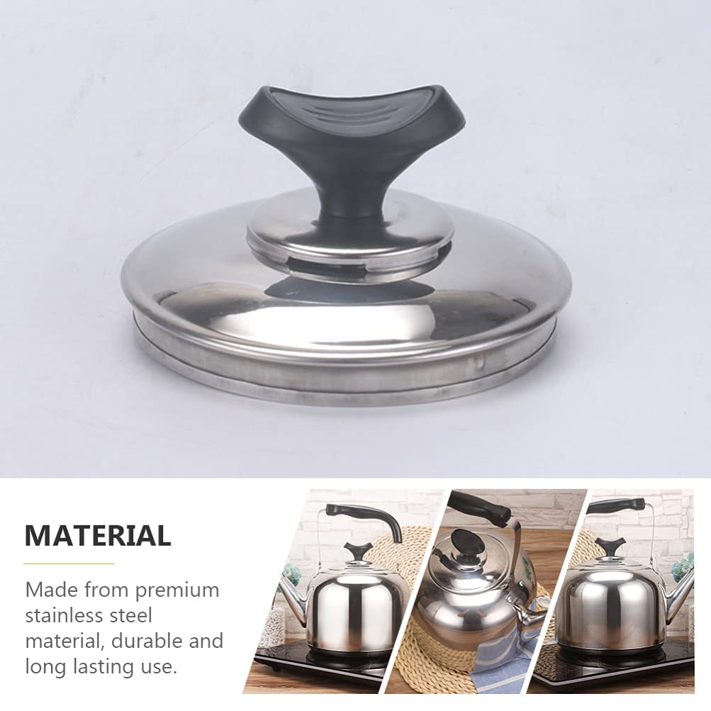 7L Whistling Tea Kettle Stainless Steel Teapot For Stove Top Tea Boiler With Anti- Hot Handle Hot Water Kettle For Tea And Coffee Silver