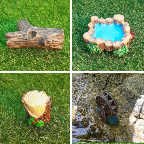 Miniature Fairy Garden Accessories Outdoor, Terrarium Fairy Garden Supplies Kit, Zen Garden Accessories, Tiny Figurines Set, Micro Ornaments Kit, Miniatures Dollhouse Decorating, Japanese Desk Top #TOP7