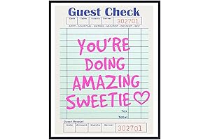 Trendy Pink Quote Wall Art for Women