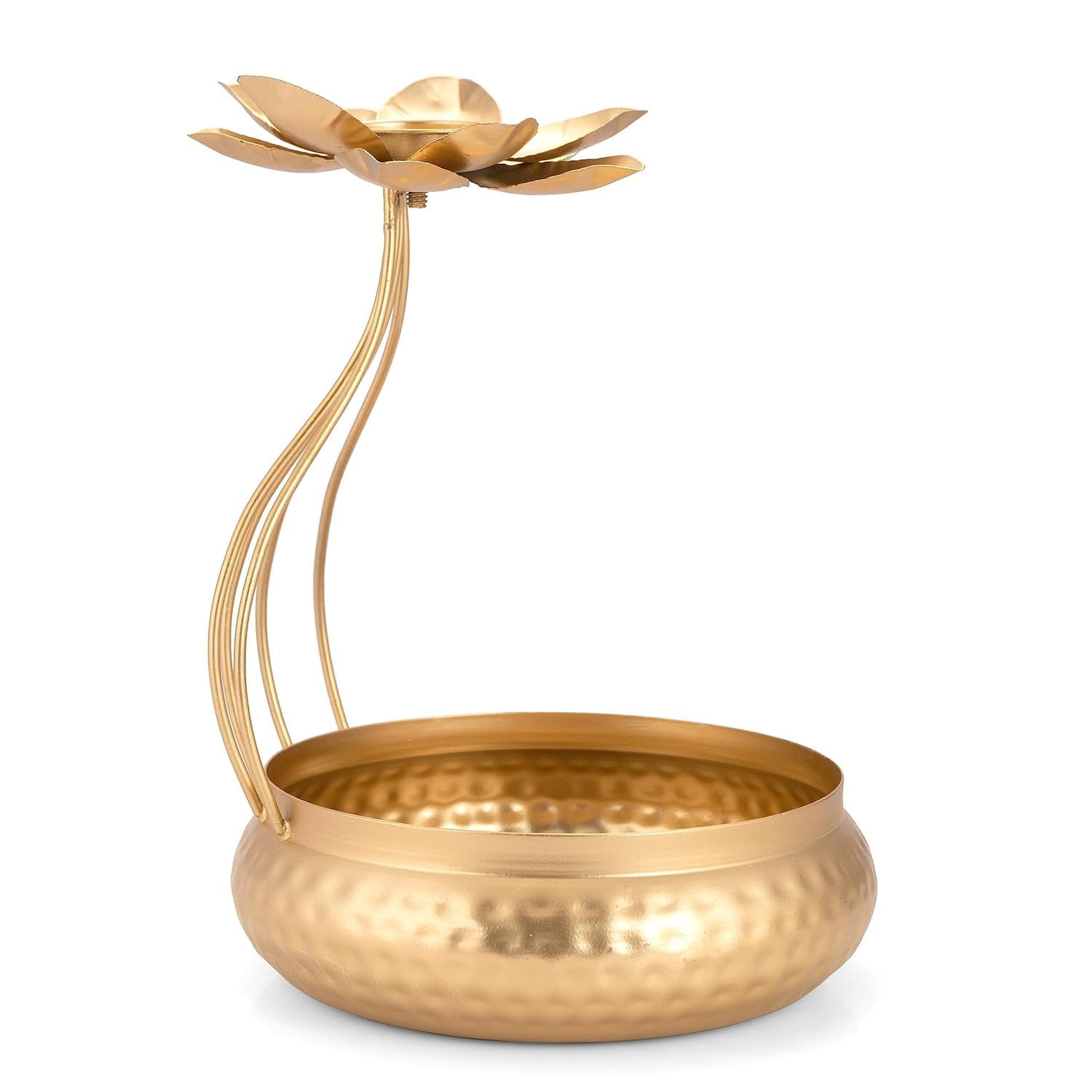 Lotus Urli Candle Holder Set - Diwali Decor -7 Lotus Urli Candle Holder Set - Diwali Decor -7