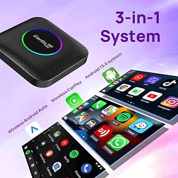 CarlinKit Android 13.0 Tbox Ambient Wireless Carplay i