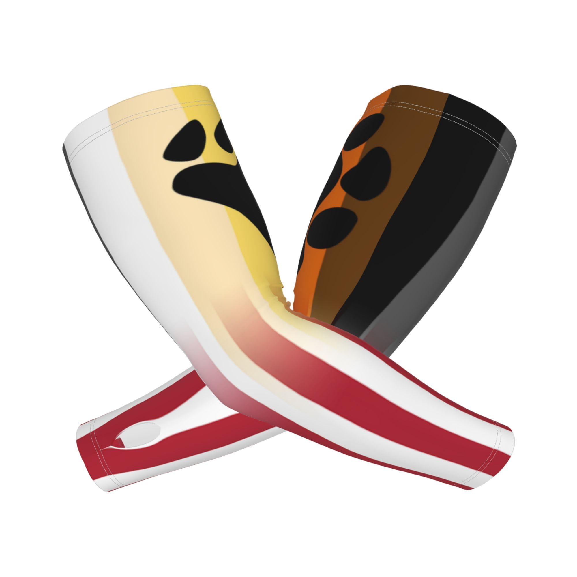 TZT American flag bear pride flag Adult Ice Silk Sun Protection Arm Sleeves Gardening Outdoor Sleeves