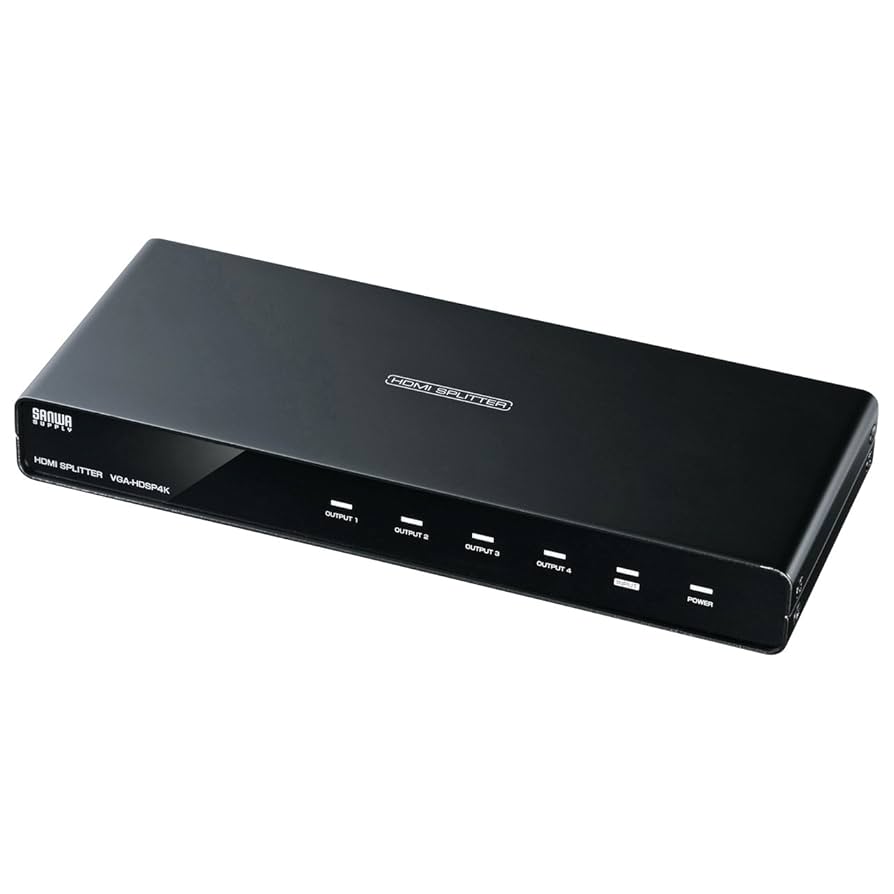 SANWASUPPLYサンワサプライHDMI分配器VGA–HDSP4K 3D対応 Amazon | SANWA SUPPLY 3D対応HDMI分配器(4分配) VGA-HDSP4K