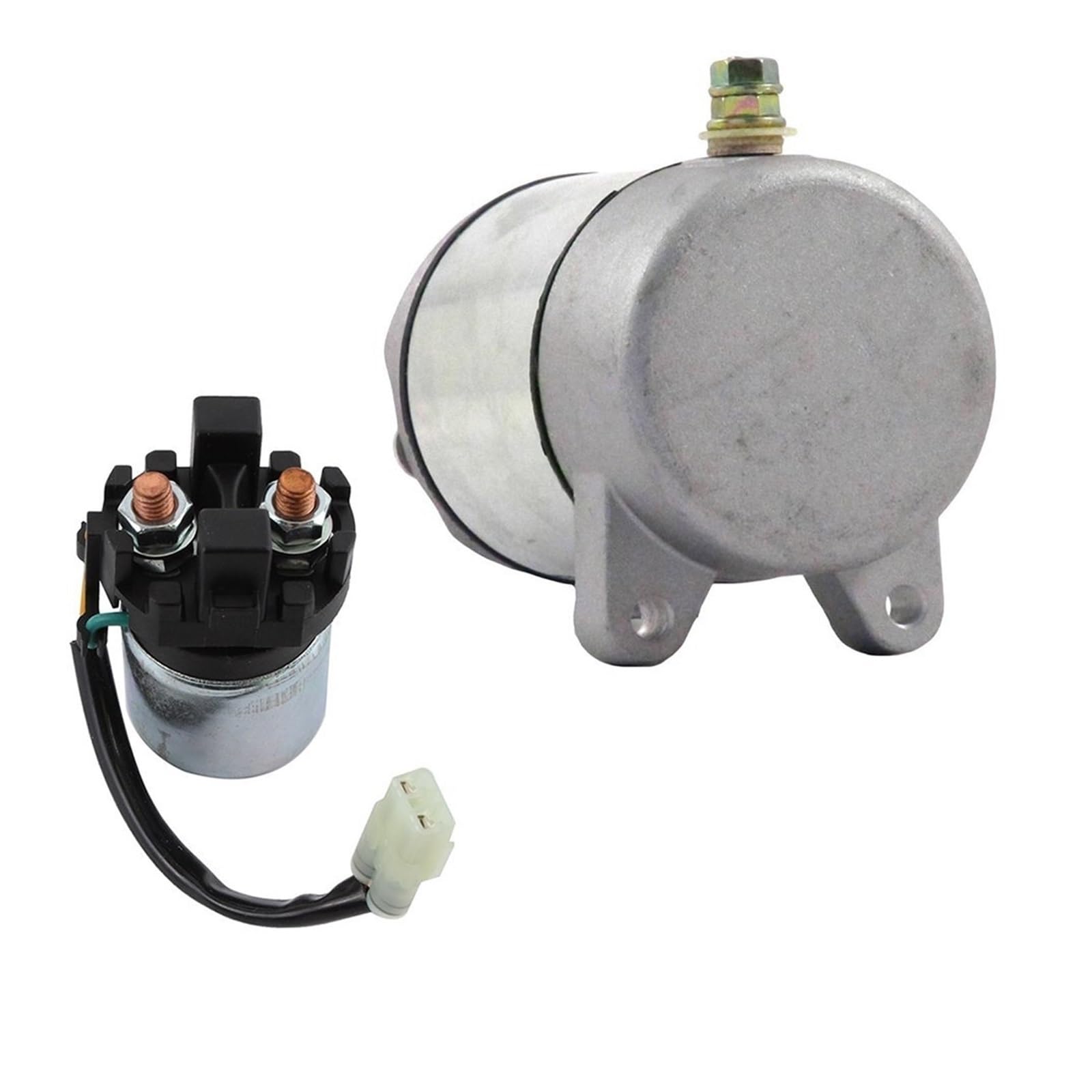 Apto para HONDA ATV TRX350TM 2000-02 35850-HF1-670 35850HF1670 31200-HN5-671 31200HN5671 KIT DE RELÉ ARRANQUE Motor de arranque eléctrico reemplazo