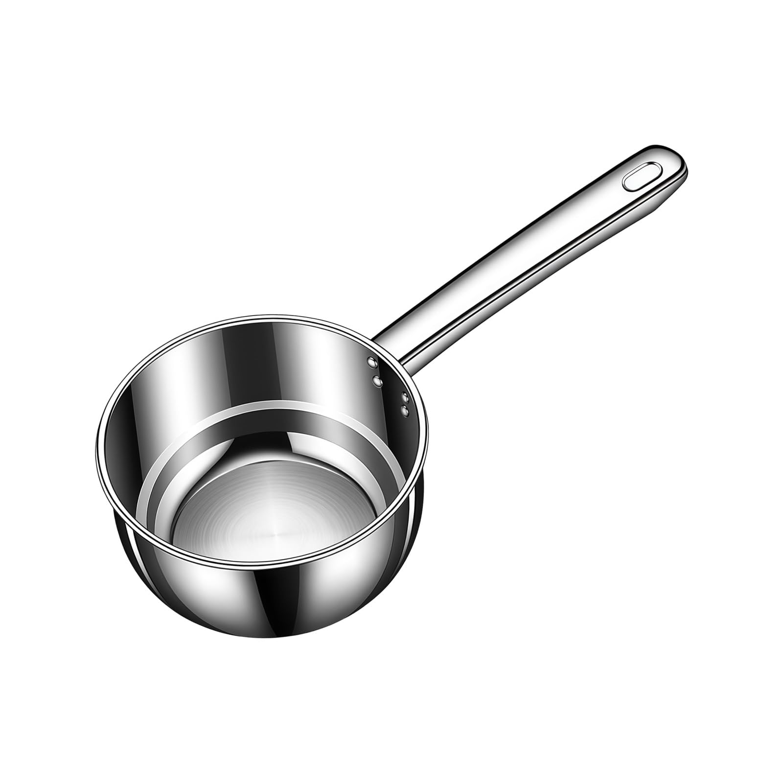 HZBB Stainless Steel Water Ladle Deeps Water Dipper Short Handle Kitchen Waters Scoops Household Cooking Utensils for Serving Short Handle Dipper