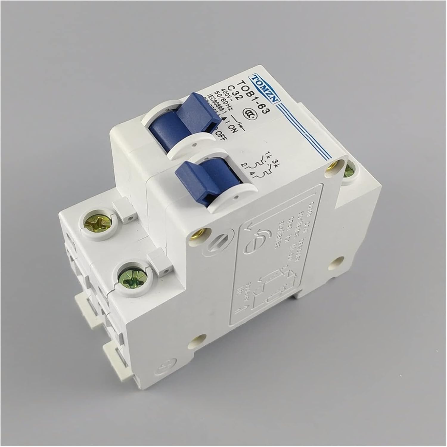 Relay 1P 32A MTS Manual Transfer Switch Circuit Breaker MCB 50HZ/60HZ 400~