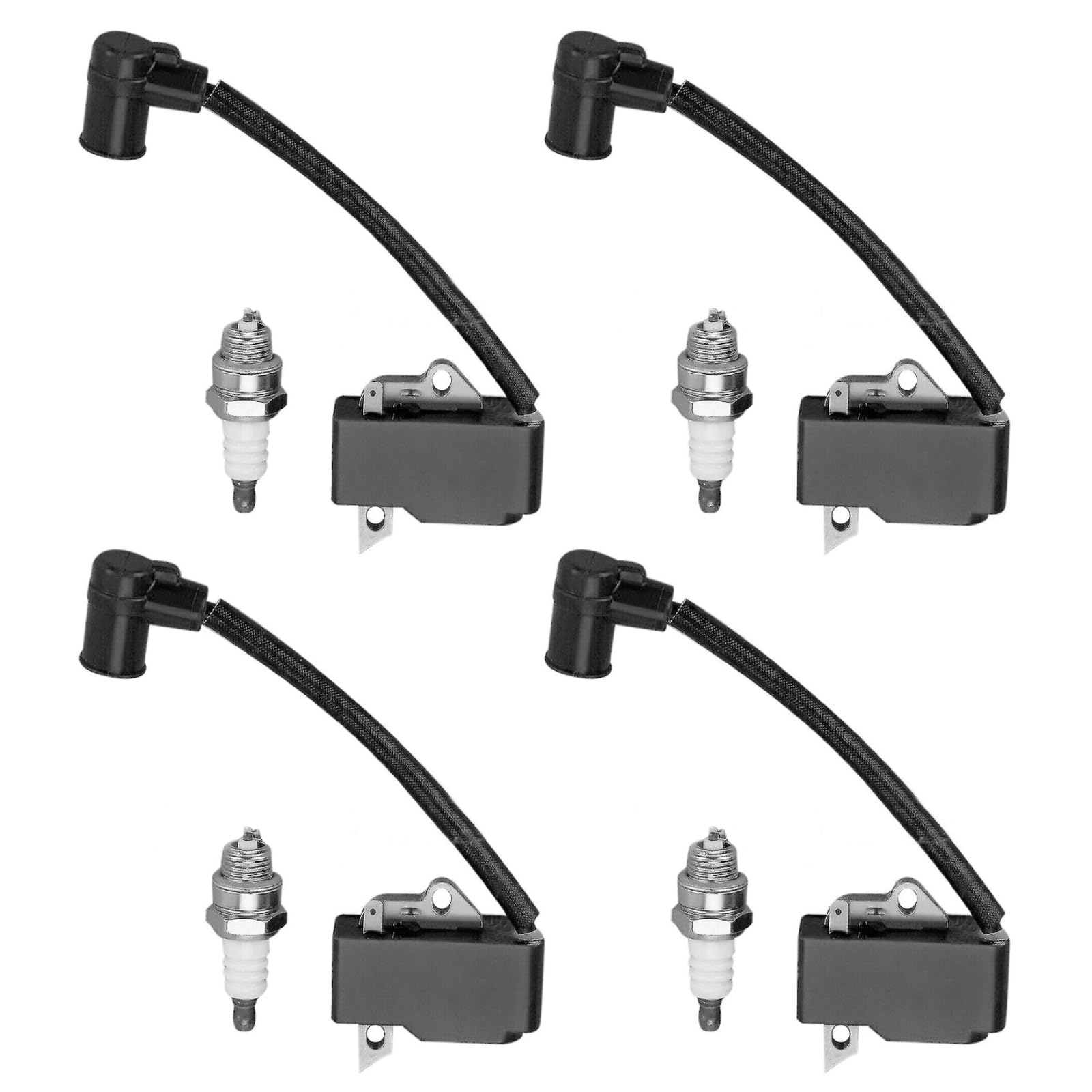 Set di 4 bobine di accensione per tosaerba, accessori di ricambio per tosaerba FC75, FC85, FS75, FR85, FR85T, FS80, FS80R, FS85, FS85R, FS85T, FS85RX, HL75, HL75K