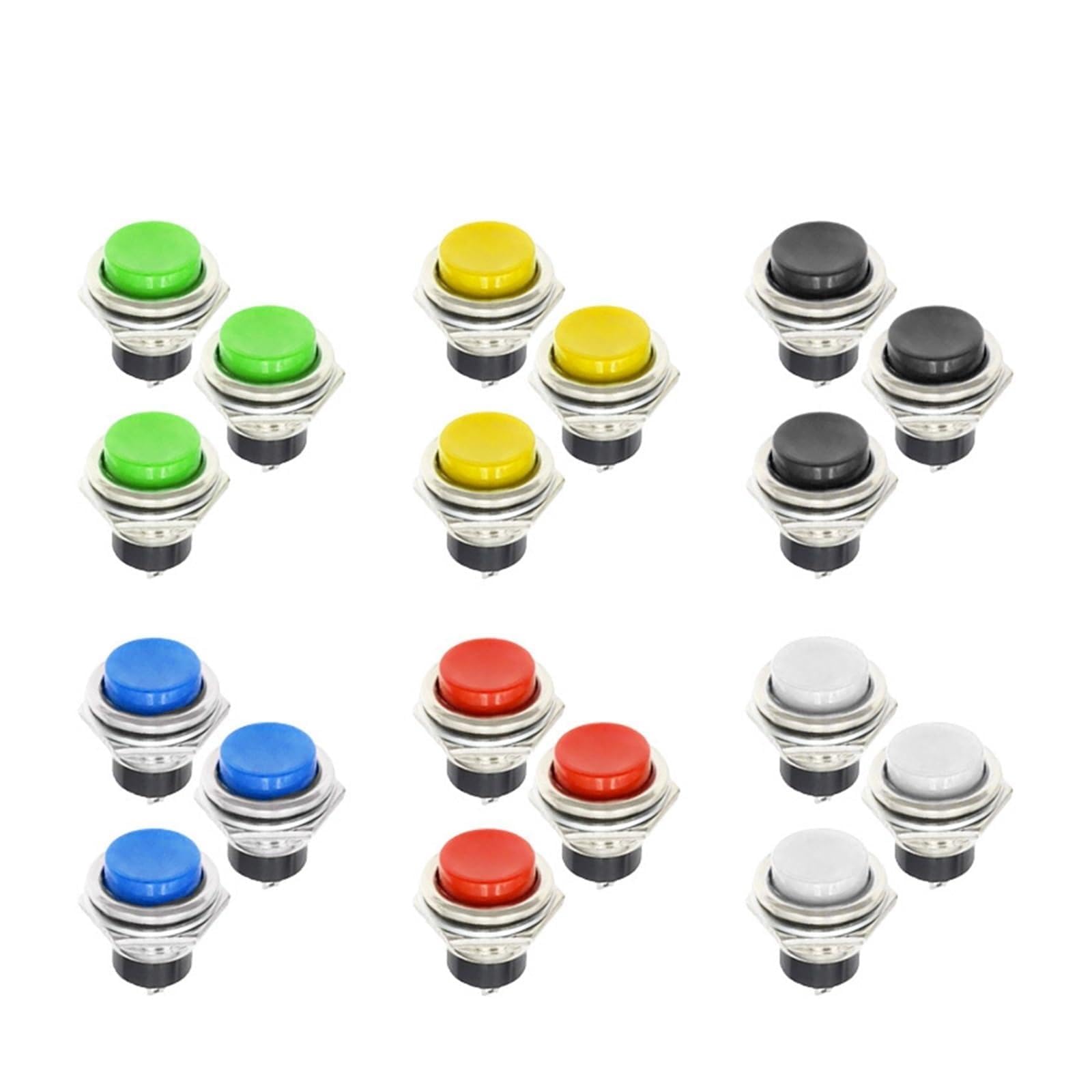 Bouton poussoir 16mm momentané pour remplacer un interrupteur défectueux