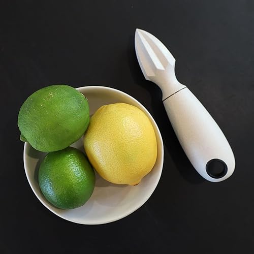 Miniatura 6 de Beille Exprimidor de limón de mano, escariador de cítricos, paja de trigo, artilugios de cocina, 6.5 pulgadas