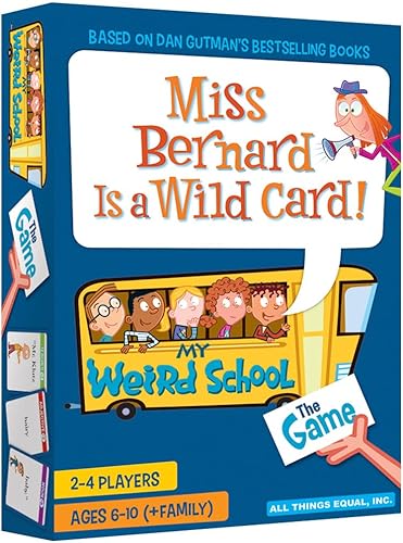 Miniatura 1 de El juego oficial de My Weird School: Miss Bernard es una tarjeta salvaje, divertido juego educativo para niños de escuela primaria, 2-4 jugadores,