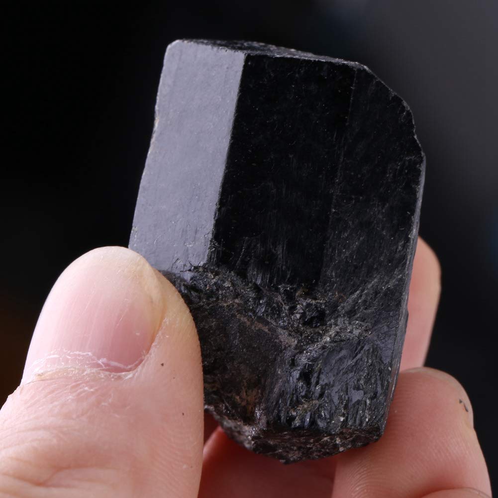 1 Pz Quarzo Naturale, Turmalina Negra Turmalina Negra Piedra Cristallo Naturale Tormalina Roccia Grezza Pietra Curativa Minerale