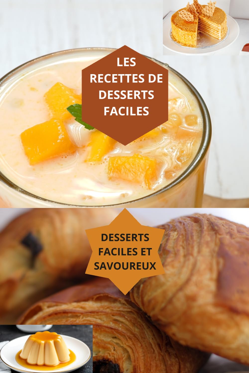 LES RECETTES DE DESSERTS FACILES: DESSERTS FACILES ET SAVOUREUX-desserts faciles-desserts légers