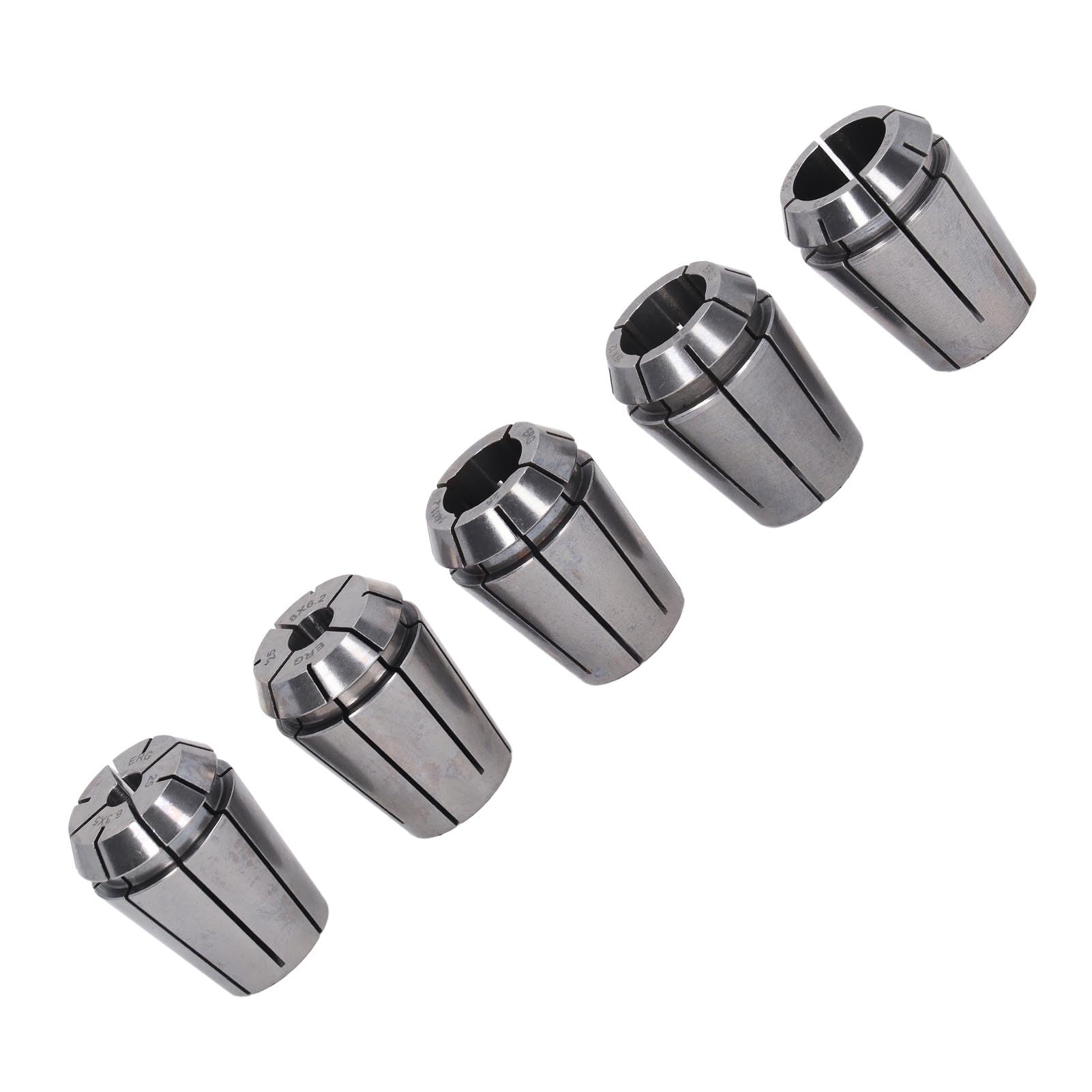 Juego de Pinzas de Alta Precisión para Torno CNC y Fresadora Pinza de Resorte de Acero con Alto Contenido de Carbono Durable de 5 Piezas para un Mecanizado Preciso