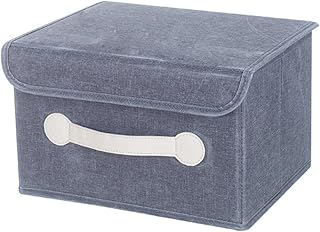 Drawer Organizers Clothes Fabric Folding Storage Box With Lid Drawer Storage Box Wardrobe Storage Stacking Organizer Drawer Storage for Clothes Socks Scarves Ties ( Color : G , Size : 10.5*8*6 in )