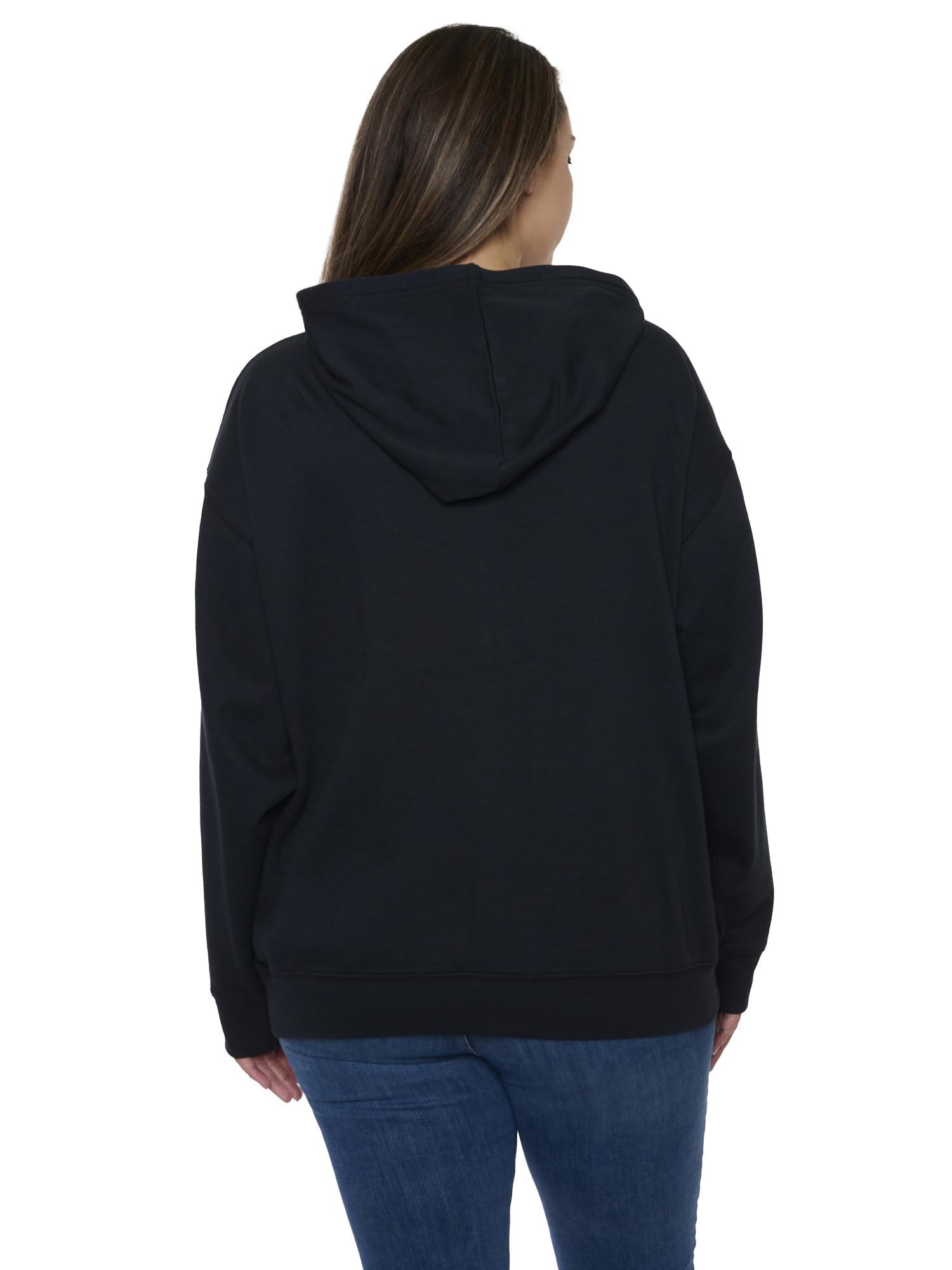Disney Mickey Mouse - Felpa da donna con cappuccio e zip, in pile, con Paperino e Plutone