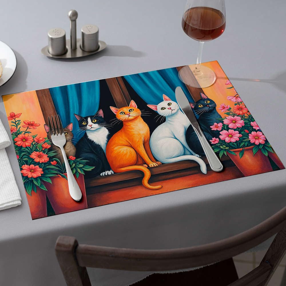 Sets de table résistants à la chaleur contre les marques de plats