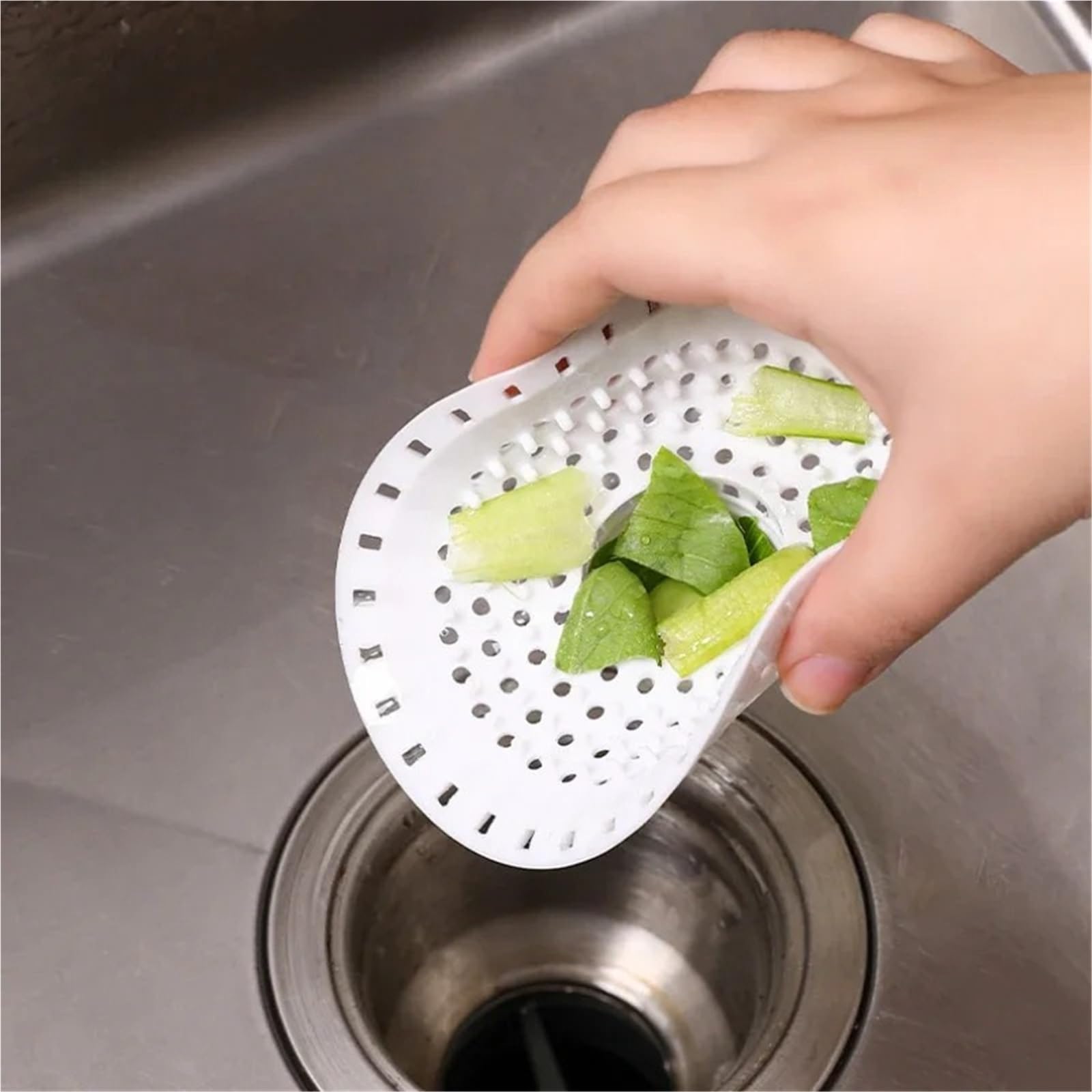 Filtro de Fregadero Cocina, Filtro for el Suelo la Ducha, colador Drenaje Silicona, coladores, recogedor Pelo for baño, 5 uds para Bañera,Ducha