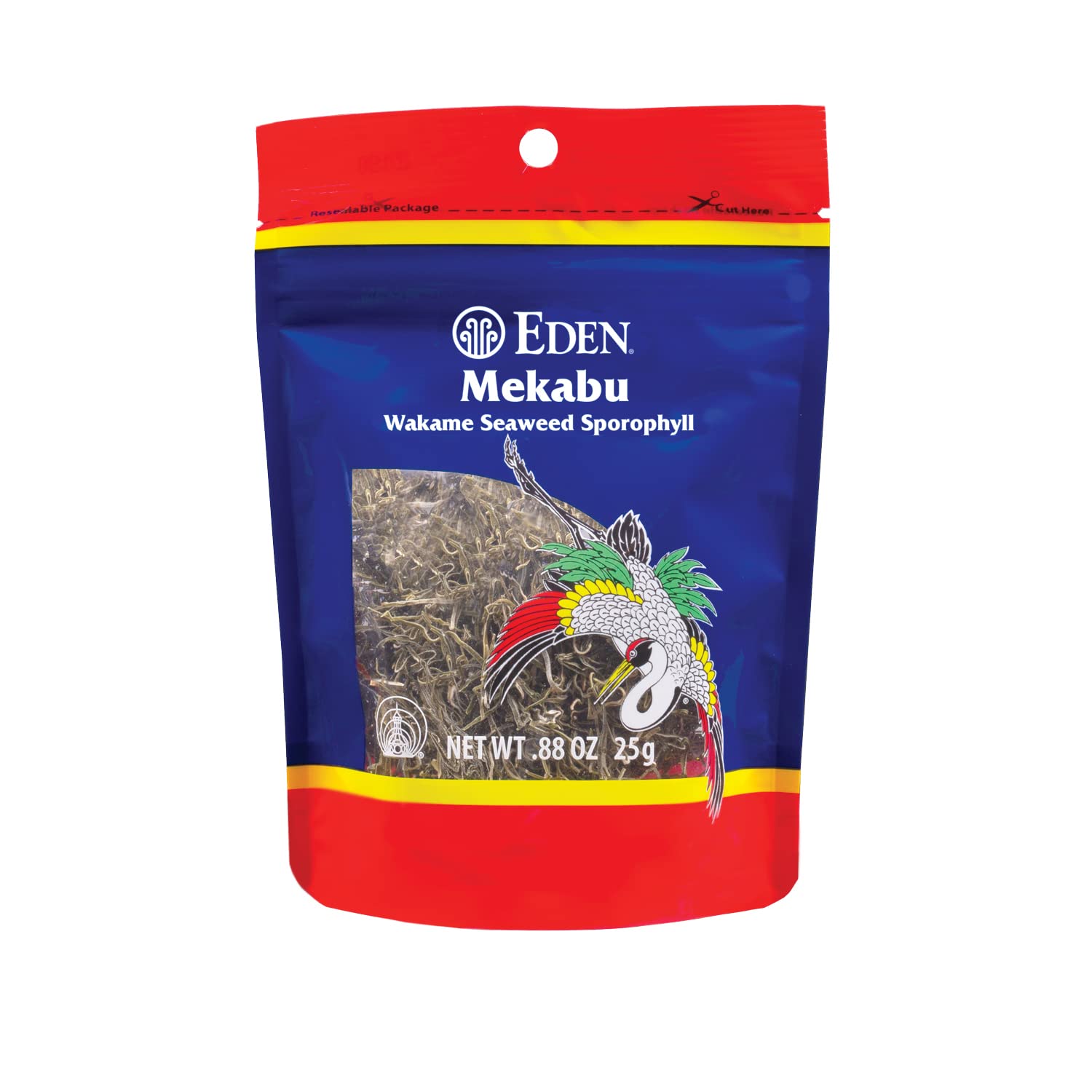 Amazon.com: Eden Mekabu Wakame, salvaje, paquete de 0.88 onzas