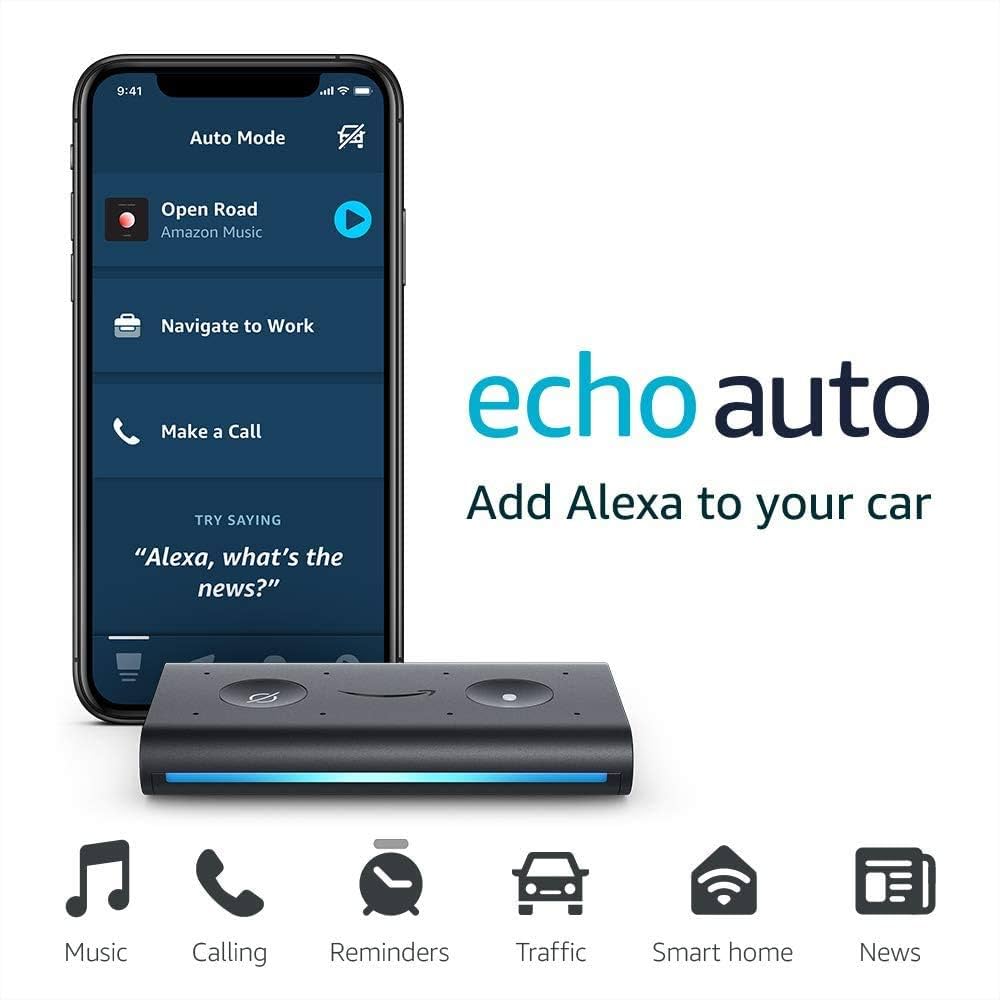 Amazon Echo Auto Alexa対応 Amazon.co.jp: Echo Auto - Mix and match Alexa in your car