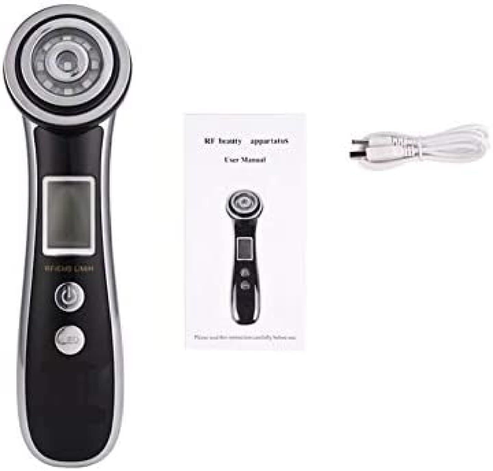 Rf ems led fóton rejuvenescimento máquina de massagem face lift pele apertar dispositivo